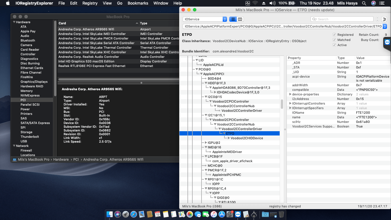Asus X441UA WX095T [SkyLake   Intel HD 520 + I2C]   OpenCore 10